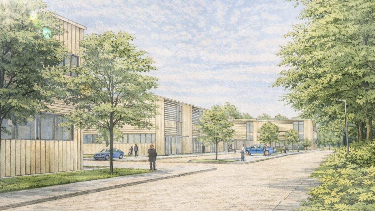 Illustrative image of the Innovation Quarter for the proposed OTP2 scheme